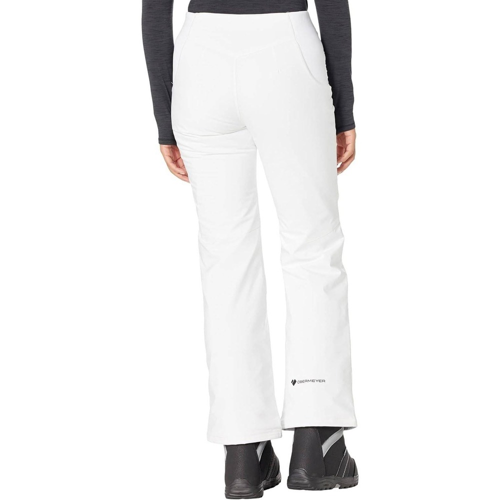Obermeyer Sugarbush Stretch Ski Pant White Performance Tech Snow Winter - Picture 2 of 16